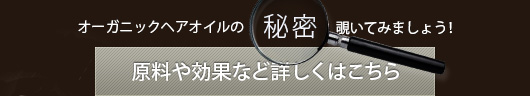 オーガニックヘアオイルの「秘密」覗いてみましょう！原料や効果など詳しくはこちら