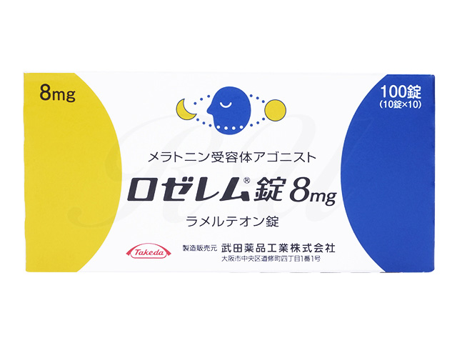 商品画像: ロゼレム8mg 【1箱100錠】